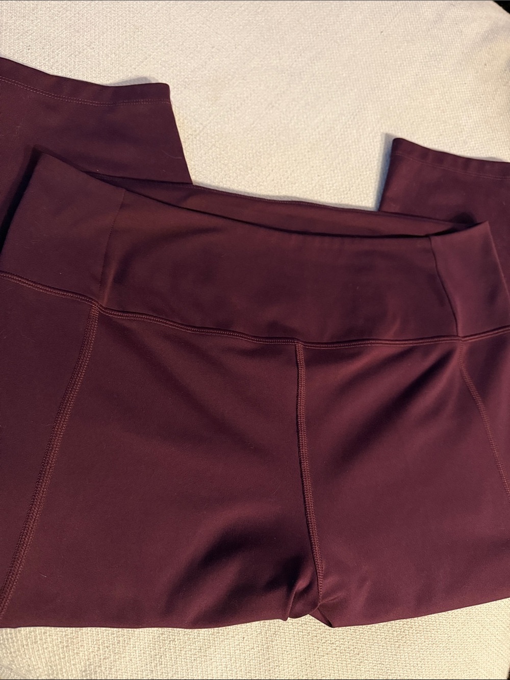 Girlfriend Collective Compressive Plum 3/4 Legging XXL EUC - Picture 6 of 10